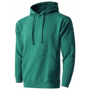Sudadera con Capucha de Manga Larga, Color Personalizado, Diseño Sólido, Informal, para Hombre, Material de Algodón y Felpa - Product Image 1