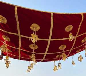 Chadar kaleera ชุดแต่งงานกำมะหยี่สำหรับเจ้าสาวแบบดั้งเดิมอินเดีย/ปากีสถานของตกแต่งทางเข้าเจ้าสาว - Product Image 2