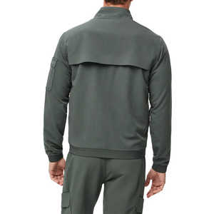 Veste médicale personnalisée unisexe à manches longues, grande taille, pour infirmiers et médecins, avec poche antivol esthétique pour bras, idéale pour les assistants hospitaliers - Product Image 2