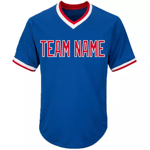 Maillot de baseball de couleur rouge Arrivée Vêtements de sport Nom personnalisé Imprimé 100% Polyester Tissu Meilleur prix Maillot de baseball 2025 top - Product Image 5