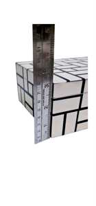 Noir Blanc Os Incrustation À La Main Géométrique Décoratif Moderne Amour Écologique Bijoux Organisateur Cadeau pour Elle par Global Exports - Product Image 4