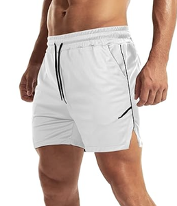 NEW ARRIVAL MENS FITNESS WORKOUT <b>SHORTS</b> <b>ZIP</b> <b>POCKET</b> LIGHTWEIGHT GYM RUNNING LINERLESS BODYBUILDING CUSTOM LOGO WHOLESALE FACTORY - Product Image 1