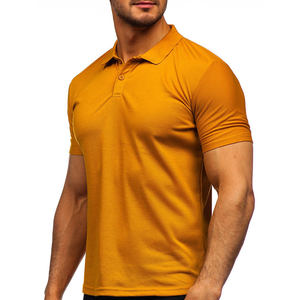 Camisetas de Polo personalizadas para hombre, Camisa lisa de 100% algodón, de manga corta, venta al por mayor - Product Image 5
