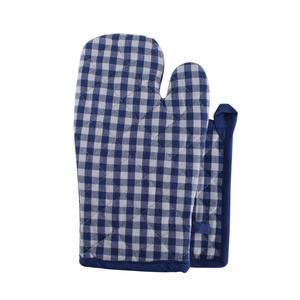 100% Cotton <b>Oven</b> <b>Mitts</b> with Silicone Strip Green Pot Holders for Cooking Microwave Baking Home Food Protection for Restaurants - Product Image 3