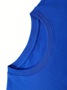 Camiseta de algodón 2024 ajustada con cuello redondo para hombre, 100% algodón, logotipo de impresión Digital personalizado, stock a granel, ropa usada, fardo de ropa mixta - Product Image 4