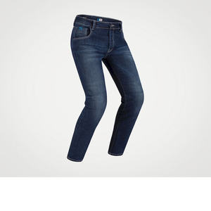 Pantalon de moto PMJ Rider respirant et coupe-vent, imprimé Blu Medio, vêtements de sport pour la course à moto, pour les équipes de motocross - Product Image 1