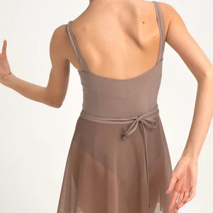 Verano Sling sin mangas Ballet leotardo negro bailarina algodón danza desgaste gimnasia leotardo para niñas - Product Image 5