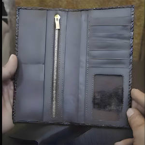 Cartera Larga de Lujo con Textura Marrón para Hombre y Mujer, con Múltiples Ranuras para Tarjetas y Bolsillo con Cremallera, Organizador de Efectivo Delgado y Duradero - Product Image 4