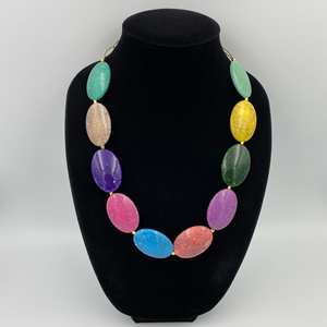 Natural Sodalite Beaded <b>Necklace</b>, 8mm Sodalite Smooth Round Beads <b>Necklace</b> , Handmade Crystal Choker <b>Necklace</b> Beaded Jewelry - Product Image 6