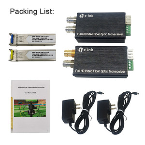 Convertitore da 3G SDI a Fibra con Tally e Dati RS485, Compatibile SMPTE, Modello <span class=keywords><strong>LNK</strong></span> M3G Serie 1V in Mini Custodia di Alluminio - Product Image 1