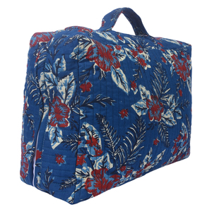 Meilleures ventes Accessoires pour la maison Nouveau panier à pain carré en tissu imprimé Indigo Buti 100% coton 25cm * 25cm - Product Image 5
