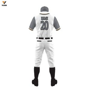 Uniforme de baseball à séchage rapide antibactérien respirant Offre Spéciale personnalisé ensembles maillots à rayures pantalons culottes impression de logo personnalisée - Product Image 2