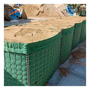 High strength galvanized defensive barrier welded explosion-proof wall safe folding defensive bastion barrier for bunker shelter