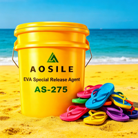 Agent de démoulage silicone aqueux AOSILE AS-275, direct usine, faible dépôt de carbone pour le traitement du caoutchouc mousse EVA