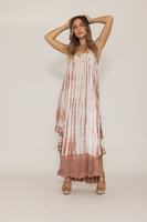 Robe longue tie-dye à motif uni, design élégant, marque privée OEM, en vente par des exportateurs indiens