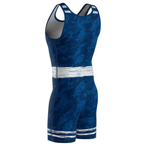 High Quality Custom Weightlifting <b>Singlets</b> <b>Men's</b> Gym Training Sublimation Wrestling <b>Singlets</b> - Product Image 4