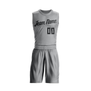 Ensemble d'uniformes de basketball personnalisés par sublimation, sans manches, respirant, antibactérien, anti-humidité, séchage rapide, 100% personnalisable - Product Image 1
