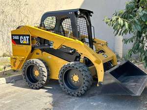 Chargeuse sur pneus Caterpillar CAT246D, tracteur CAT 252B 236D 262D 272D 277c 255 MINI CAT 4WD, excavatrice sur pneus - Product Image 2