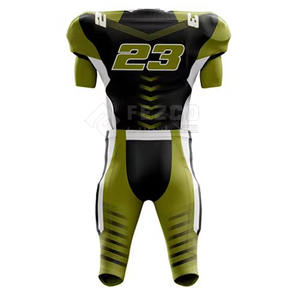 ชุดยูนิฟอร์มอเมริกันฟุตบอลแขนสั้นพิมพ์ลายขายส่ง ระบายอากาศได้ดี คุณภาพพรีเมียม ยั่งยืน สีพื้น - Product Image 2