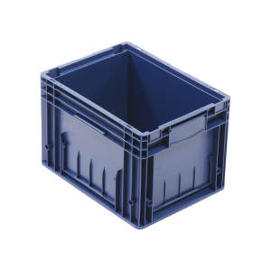 R-KLT 4329 VDA Caja de Almacenamiento de Plástico Sólido Apilable de Alta Resistencia, Caja de Grado Industrial - Product Image 1