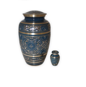 Urnas de cremación o funerarias de aluminio para cenizas, urnas de cremación conmemorativas baratas de alta calidad - Product Image 2