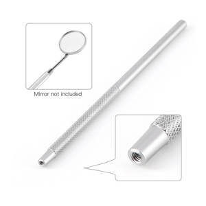 Manche de miroir dentaire en acier inoxydable, équipement médical professionnel, manche de miroir dentaire - Product Image 1