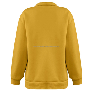 Sudadera Elegante para Mujer, Estilo Americano, de Algodón y Felpa, Informal y Moderna, Proveedor al por Mayor, Alta Calidad - Product Image 4