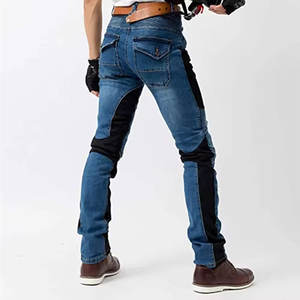 Pantalon de moto confortable, coupe ajustée, en nylon/coton, respirant, séchage rapide, résistant, pour la conduite en tourisme, la course, l'utilisation quotidienne - Product Image 2