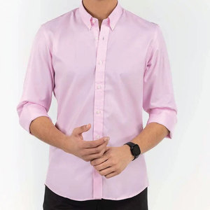 เสื้อของผู้ชายผ้าฝ้ายโพลีเอสเตอร์แห้งเร็วเสื้อของผู้ชายใส่โลโก้แบบกำหนดเอง - Product Image 1