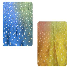Pure Viscose Crepe Jacquard Fabric 130 GSM For Kaftan And Premium Ethnic Wear - Product Image 5