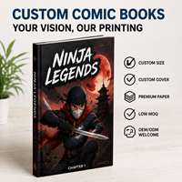 Impression de bandes dessinées en couleur, couverture rigide ou souple personnalisée, manga, roman graphique, OEM, ODM