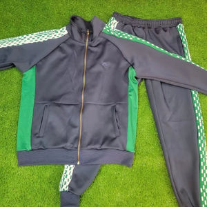 Chándal personalizable de alta calidad respetuoso con el medio ambiente cintura elástica transpirable ligero sólido conjunto de invierno frontal personalizable - Product Image 1