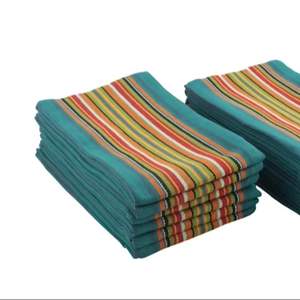 Toallas de cocina de algodón 100%, paquete de 12 de lino tejido de secado rápido para el hogar, hoteles, restaurantes para salsa y golf - Product Image 1