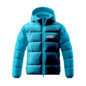 Chaqueta de burbujas con logotipo personalizado para hombre, cuello levantado de invierno, bolsillos laterales grandes, tela de lona, alta calidad, secado rápido, transpirable - Product Image 5