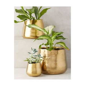 Maceta martillada de Metal de alta calidad para decoración del hogar, maceta, mesa, planta decorativa a precio razonable por proveedores indios - Product Image 3