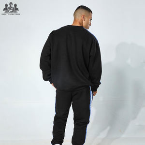 Conjunto Deportivo Informal de Invierno para Hombre, Color Sólido |   Conjunto Deportivo para Calentamiento |   Producción en Masa de Ropa Deportiva Moderna - Product Image 4