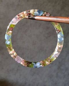 HARDEN Jewelry Bracelet en résine acrylique Bracelet exagéré éblouissant multicolore large carré irrégulier Bracelets en acrylique pour - Product Image 5