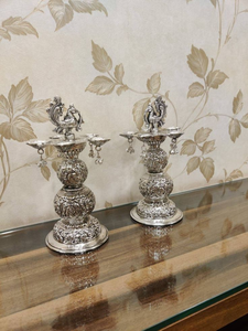 Top vente belle gravée Diwali fait à la main en laiton traditionnel en laiton Kuber profond/Diya/lampe à huile - Product Image 4