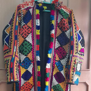 Kutchi nakış ayna çalışması el yapımı yün kumaş kadın ceketi Bohemian ceket sıcak satış