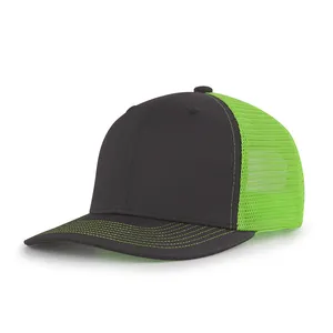 หมวกฮิปฮอปผ้าฝ้ายตาข่ายเปล่า,หมวกแก๊ปกีฬาเบสบอลพิมพ์โลโก้ได้ตามต้องการมี5แผงปัก