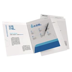 Aangepast Bedrukt Luxe Embossing Document A4 Zakelijk Kantoorpapier Presentatiemap Met Zaksleuf - Product Image 3