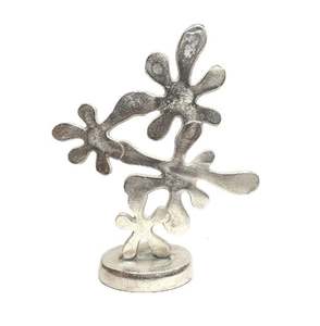 Bureau de salon personnalisé décoratif à vendre Sculpture en feuille coulée entièrement en aluminium avec bureau de salon personnalisé en nickel - Product Image 2