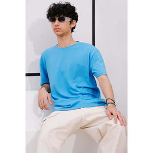 T-shirt en molleton de haute qualité, anti-humidité, fournisseur en gros pour hommes - Product Image 3