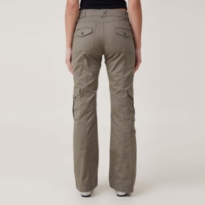 Pantalones Cargo para Mujer al por Mayor de Fábrica, Corte Regular, Transpirables, de Lona/Algodón/Poliéster, Estilo Urbano de Invierno, Novedad - Product Image 4