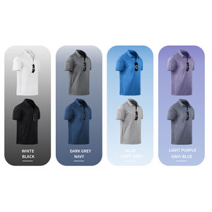 Camiseta Polo Básica para Hombre, Cierre de Botones, Manga Corta, Personalización de Marca Disponible - Product Image 2