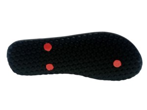 Zapatilla decorativa roja con estampado de flores, lista para usar y todas las estaciones - Product Image 3