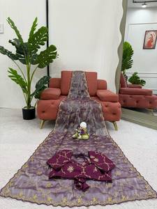 สั่งซื้อผ้าซิมมี่ ชู แบบหนา งานปักดิ้นเลื่อม สองด้าน พร้อมเสื้อโมโนเบนกลอรี สำหรับงานปาร์ตี้ ราคาถูก จำนวนมาก - Product Image 5