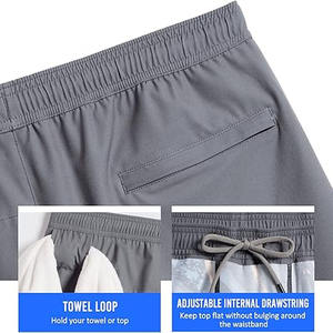 กางเกงขาสั้นผู้ชายแบบแห้งเร็วสำหรับฤดูร้อนสั่งพิมพ์โลโก้ได้ตามต้องการ - Product Image 4