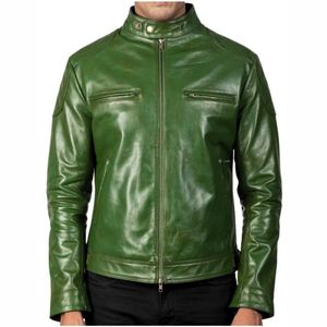 Piel de oveja genuina Diseña tus propias chaquetas de moda de cuero chaqueta de cuero cálida transpirable de alta calidad para hombres a un precio razonable - Product Image 6