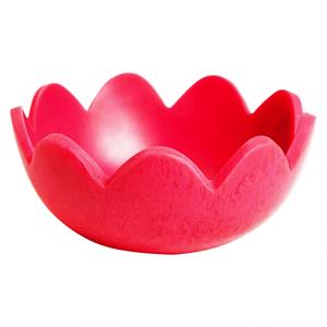 Bol à pétales, bols de service en résine faits à la main, vaisselle décorative polie, origine indienne, respectueux de l'environnement - Product Image 1